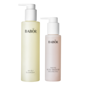 Καθαρισμός 2 Φάσεων Babor HY-ÖL Cleanser + Phyto HY-ÖL Booster Balancing Για Λιπαρές & Μικτές Επιδερμίδες 200+100mL