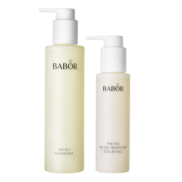 Καθαρισμός 2 Φάσεων Babor HY-ÖL Cleanser + Phyto HY-ÖL Booster Calming Για Ευαίσθητες Επιδερμίδες 200+100mL