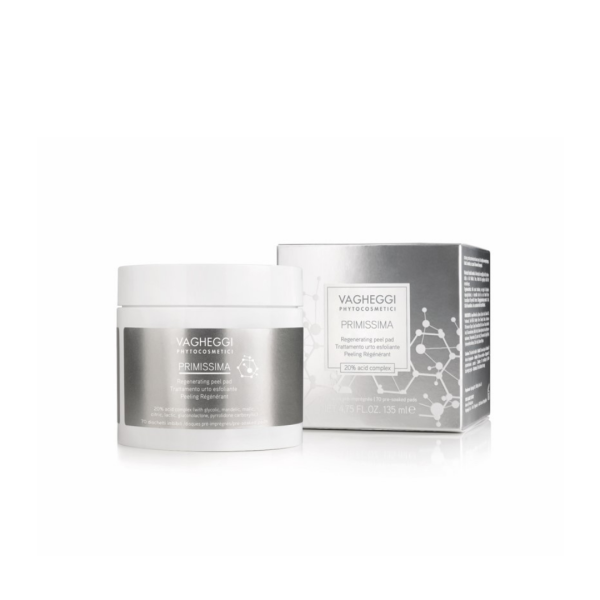 Απολέπιση Με Οξέα Φρούτων VAGHEGGI Primissima Regenerating Peel Pads 70 patches 135mL